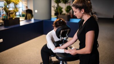 Chair massage events