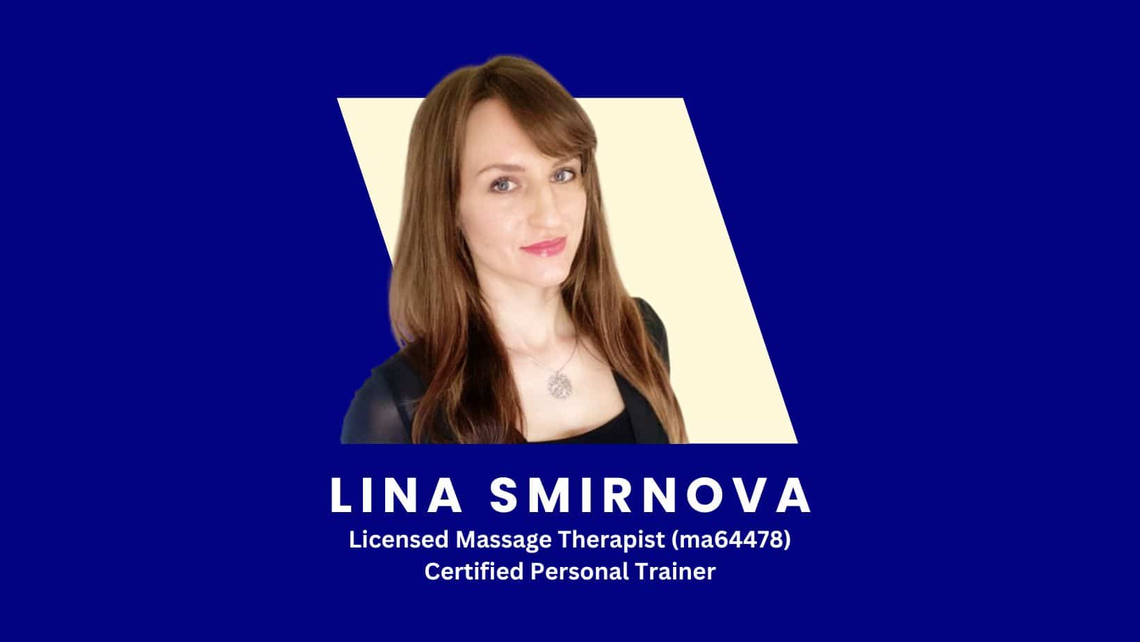 Lina Smirnova mobile massage therapist in Jacksonville