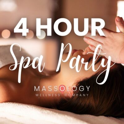 4 hour mobile spa party is an indulgent experience and is perfect for 4-8 Guests.