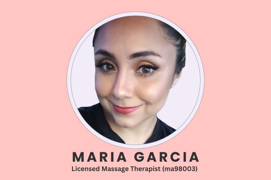 Maria Garcia, a female licensed massage therapist with nine years of professional experience, is a highly skilled mobile massage therapist serving Jacksonville and St. Augustine, Florida.