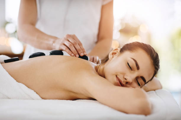 Soothing Hot Stones , St. Augustine In-Home Massage Spa Parties