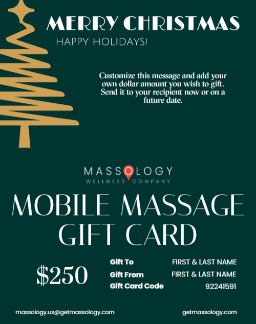 Simple Retro Christmas Tree Gift Card